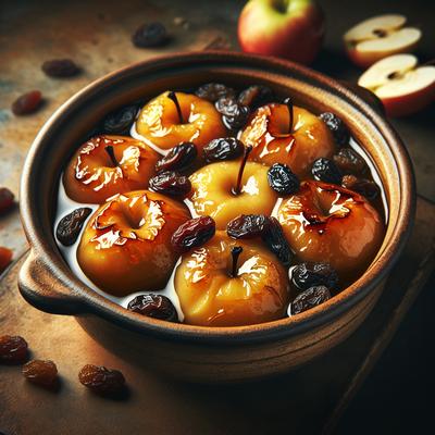 Image of Sauteed Apples W Raisins Cognac 8