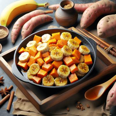 Image of Sauteed Bananas and Sweet Potatoes