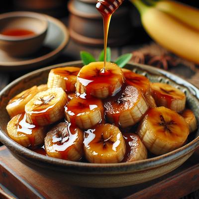 Image of Sauteed Bananas with Caramel Sauce