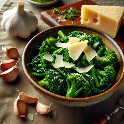 Image of Sauteed Broccoli Rabe with Parmesan Garlic