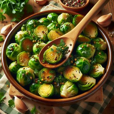 Image of Sauteed Brussels Sprouts with Chervil