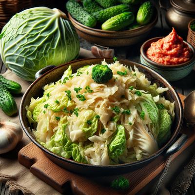 Image of Sauteed Cabbage with Horseradish