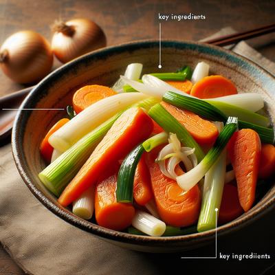 Image of Sauteed Carrots and Leeks