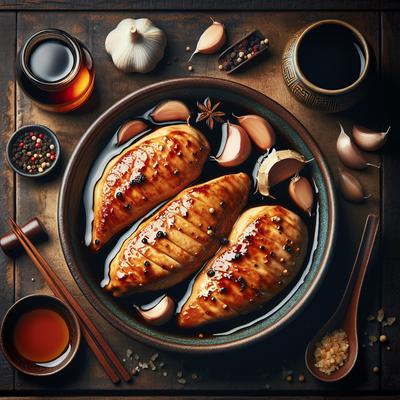 Image of Sauteed Chicken Breasts with Soy Glaze