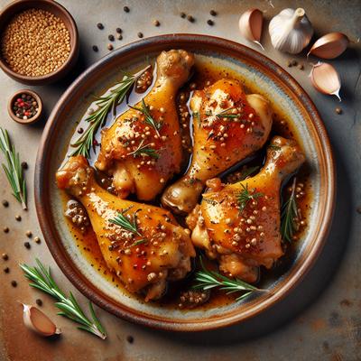 Image of Sauteed Chicken Legs Moutarde
