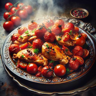 Image of Sauteed Chicken with Cherry Tomatoes