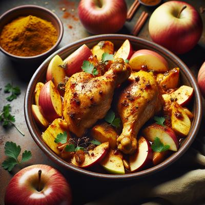Image of Sauteed Chicken with Curried Apples