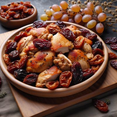 Image of Sauteed Chicken with Oven Dried Grapes