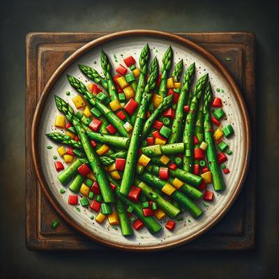 Image of Sauteed Confetti Asparagus