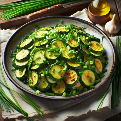 Image of Sauteed Courgettes with Chives