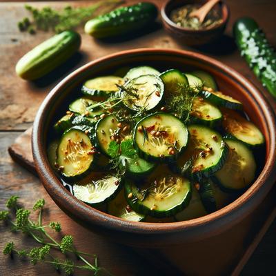 Image of Sauteed Cucumber with Herbs