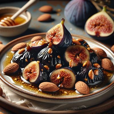 Image of Sauteed Fresh Fig and Almond Dessert