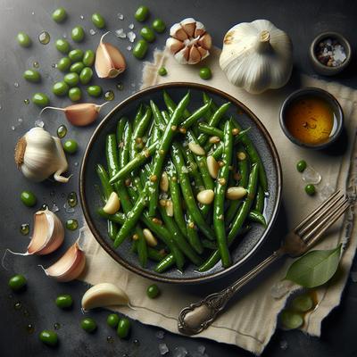 Image of Sauteed Garlic Glazed Green Beans