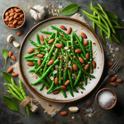 Image of Sauteed Green Beans with Almonds