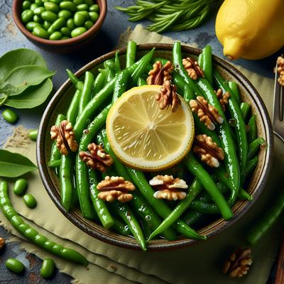 Image of Sauteed Green Beans with Lemon and Walnuts