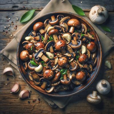 Image of Sauteed Mushrooms with Garlic