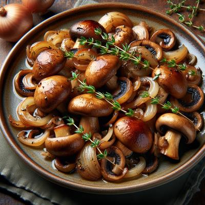 Image of Sauteed Mushrooms with Shallots and Thyme