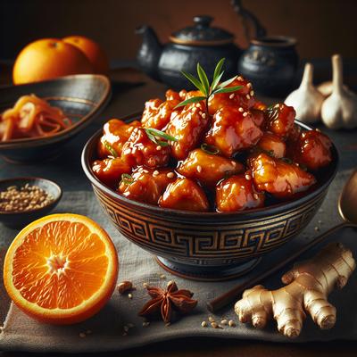 Image of Sauteed Orange Chicken with Ginger