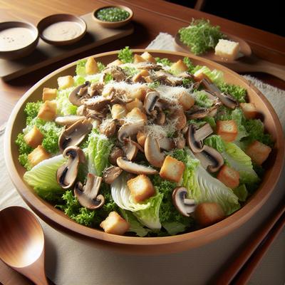 Image of Sauteed Oyster Mushroom Caesar Salad