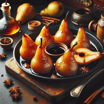 Image of Sauteed Pears with Balsamic Vinegar