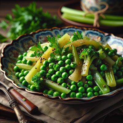 Image of Sauteed Peas and Celery
