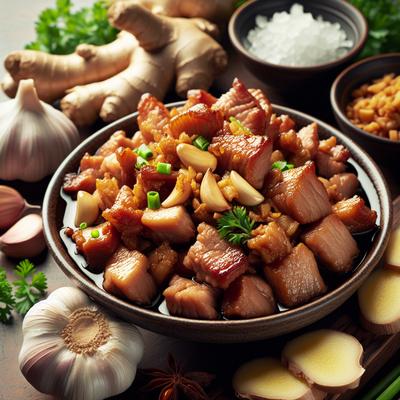 Image of Sauteed Pork with Ginger Garlic