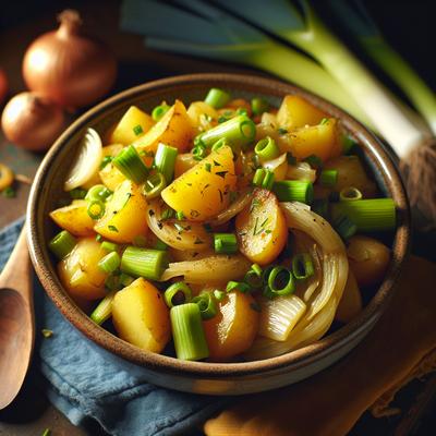 Image of Sauteed Potatoes and Leeks