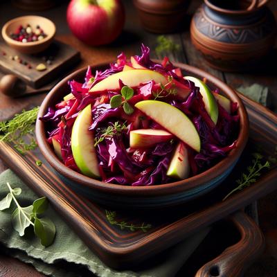 Image of Sauteed Red Cabbage with Apples