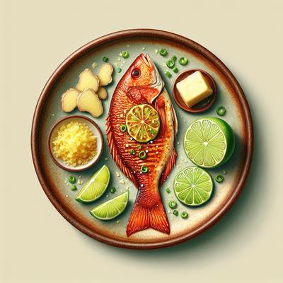 Image of Sauteed Red Snapper with Ginger Lime Butter