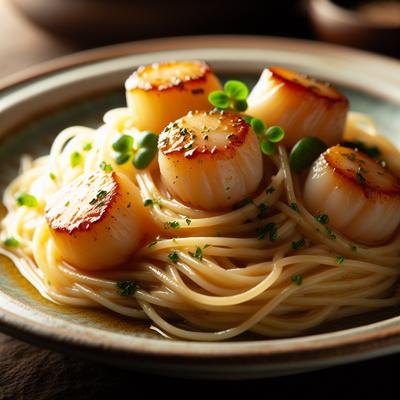 Image of Sauteed Scallops with Angel Hair Pasta