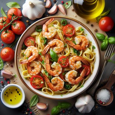 Image of Sauteed Shrimp and Pasta