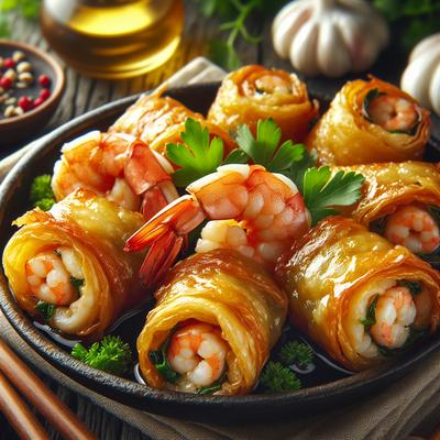 Image of Sauteed Shrimp Rolls