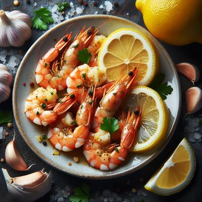 Image of Sauteed Shrimp with Lemon and Garlic