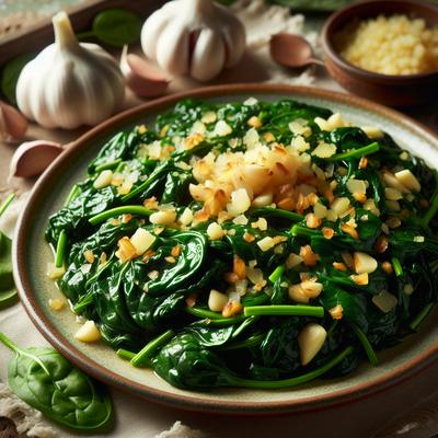 Image of Sauteed Spinach with Garlic