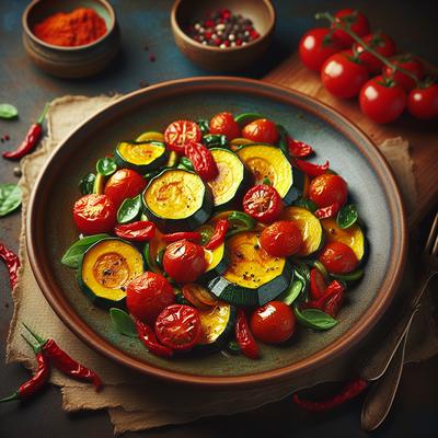 Image of Sauteed Squash and Tomatoes