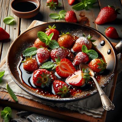 Image of Sauteed Strawberries with a Twist