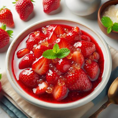 Image of Sauteed Strawberry Dessert Topping