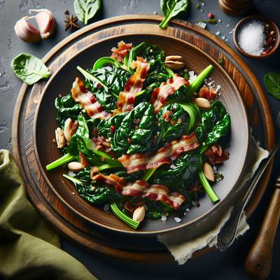 Image of Sauteed Swiss Chard with Bacon