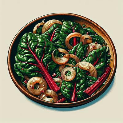 Image of Sauteed Swiss Chard with Onions