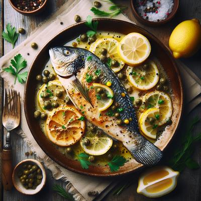 Image of Sauteed Tilapia with Lemon Caper Pan Sauce
