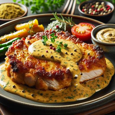 Image of Sauteed Turkey Cutlet Grey Poupon