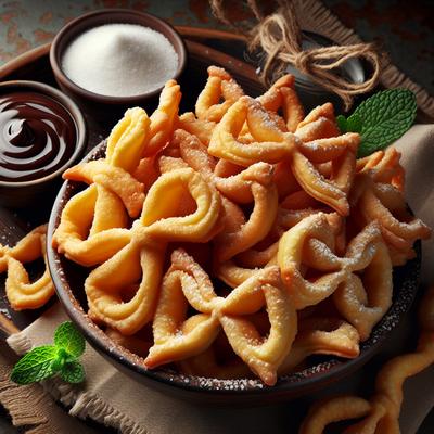 Image of Savannah Bow Ties with Chocolate Dipping Sauce