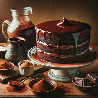 Image of Savannah Chocolate Cake with Hot Fudge Sauce