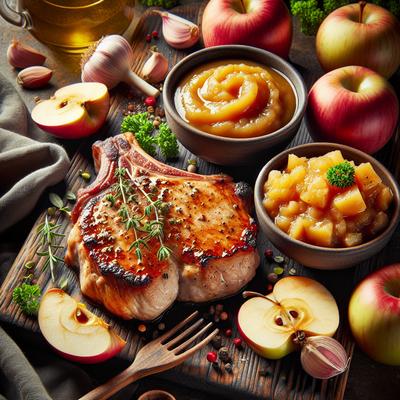 Image of Savory Applesauce Accompaniment to Pork Chops