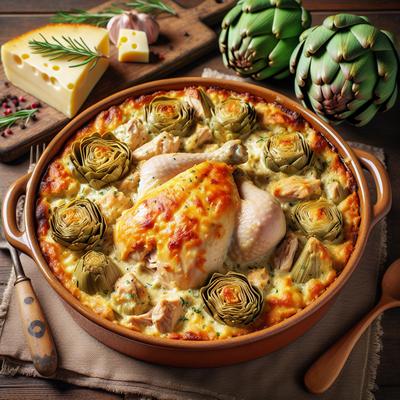 Image of Savory Artichoke Chicken Casserole