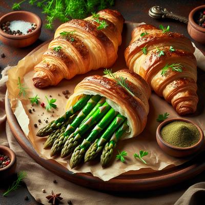 Image of Savory Asparagus Croissants