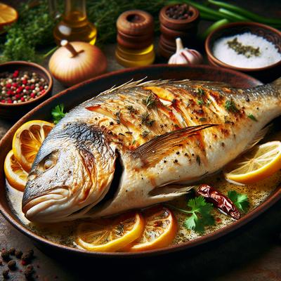 Image of Savory Baked White Fish