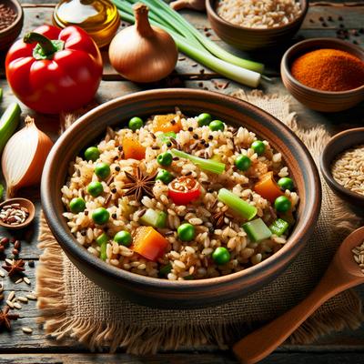 Image of Savory Brown Rice and Barley