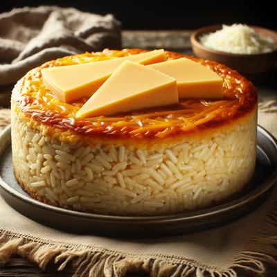 Image of Savory Cheddar Cheese and Rice Cheesecake