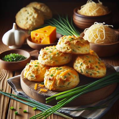 Image of Savory Cheddar Chive Biscuits